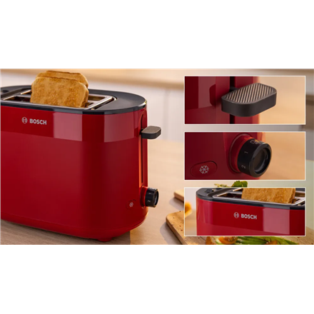 Bosch Compact Toaster | TAT2M124 MyMoment | Power 950 W | Number of slots 2 | Housing material Plast