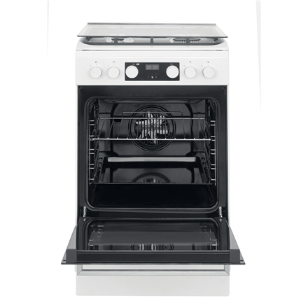 Whirlpool Cooker | WS5G8CHW/E/1 | Hob type Gas | Oven type Electric | White | Width 50 cm | LED | De