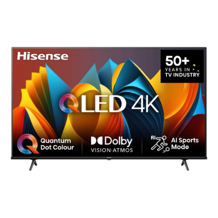 Hisense QLED Smart TV | 55E7NQ | 55" | Smart TV | VIDAA OS | UHD | Black