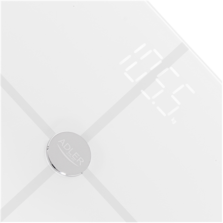 Adler Smart Bathroom Scale | AD 8187 | Maximum weight (capacity) 180 kg | Accuracy 100 g | Body Mass