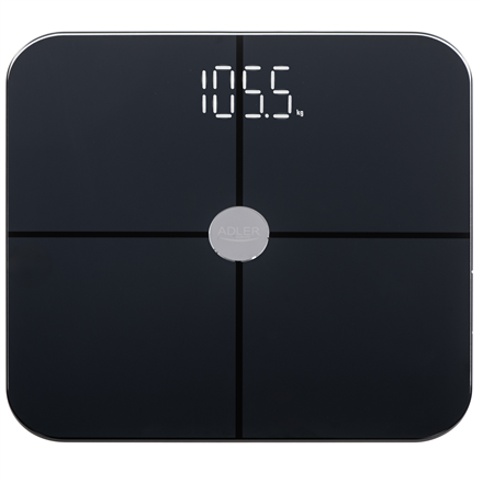 Adler Smart Bathroom Scale | AD 8187 | Maximum weight (capacity) 180 kg | Accuracy 100 g | Body Mass