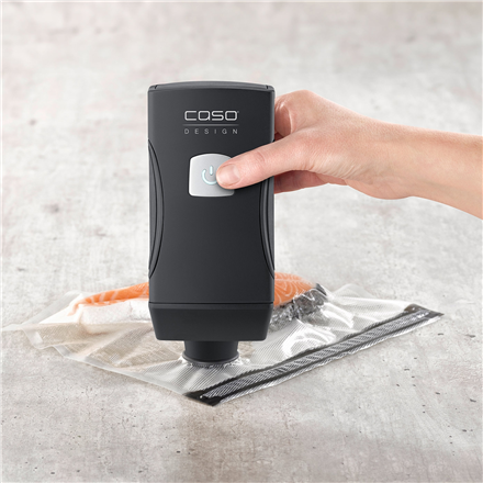 Caso Professional Hand Vacuum Sealer with Accessories | Vacu OneTouch Pro Set | Power 20 W | Black