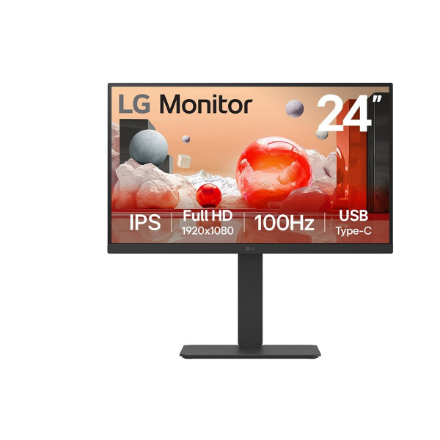 LG 24BA650-B | 23.8 " | IPS | 16:9 | 100 Hz | 5 ms | 1920 x 1080 pixels | 250 cd/m² | HDMI ports qu