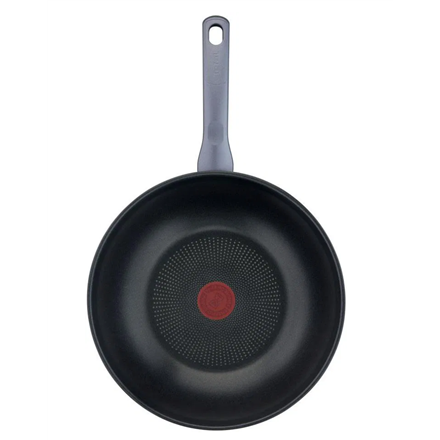 TEFAL Wok Pan | G7309955 Daily Cook | Wok | Diameter 28 cm | Suitable for induction hob | Lid includ