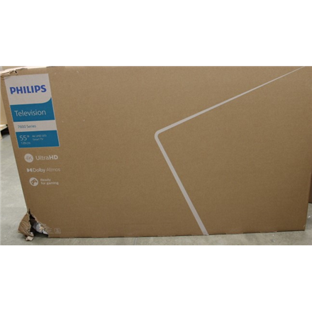 Philips | LED TV | 55PUS7609/12 | 55 | Smart TV | Titan OS | 4K UHD | Anthracite Gray | DAMAGED PACK