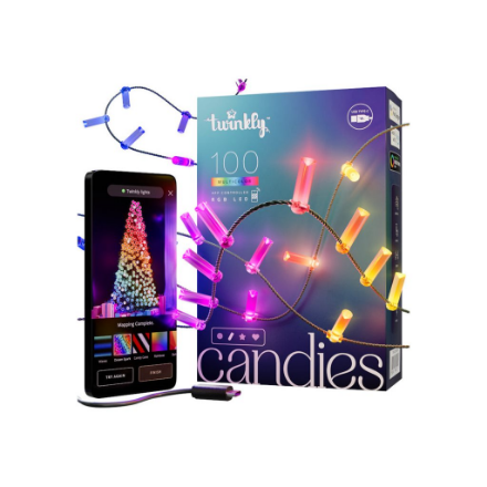 Twinkly Candies 100 Candle-shaped RGB LEDs