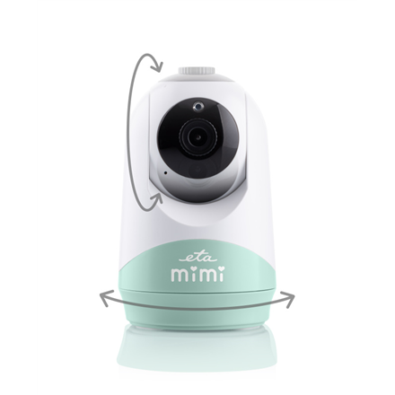 ETA | Baby Monitor | ETA530690000 MIMI | Flexible camera | White/Green