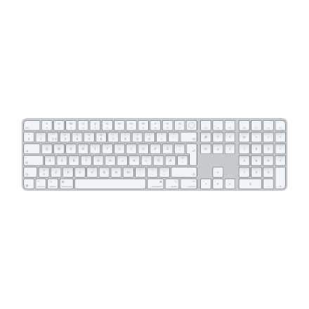 Apple Magic Keyboard with Touch ID and Numeric Keypad | Keyboard | Wireless | Swedish | White