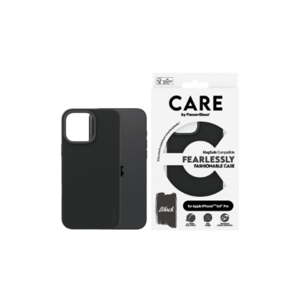 CARE Fashionable Case | Back cover | Apple | iPhone 16 Pro Max | Recycled plastic | Black | MagSafe