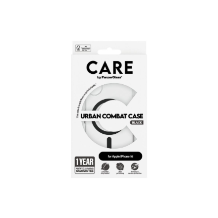 CARE Flagship Case | Back cover | Apple | iPhone 16 | Recycled plastic | Black | MagSafe