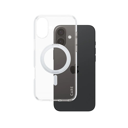 CARE by PanzerGlass Case Feature | Back protection | Apple | iPhone 16 Plus | Recycled plastic | Sil