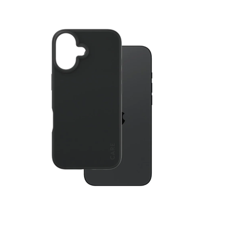 CARE Fashionable Case | Back cover | Apple | iPhone 16 | Recycled plastic | Black