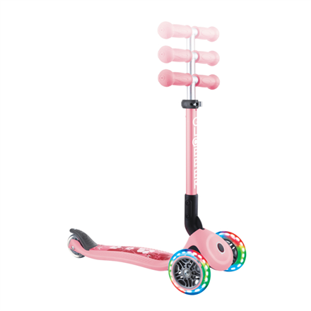 Globber Scooter Junior Foldable Fantasy Lights | 433-210 | Pastel Pink