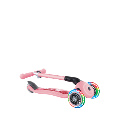 Globber Scooter Junior Foldable Fantasy Lights | 433-210 | Pastel Pink
