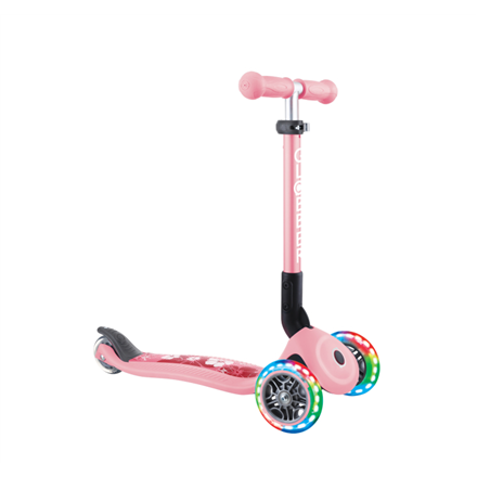 Globber Scooter Junior Foldable Fantasy Lights | 433-210 | Pastel Pink