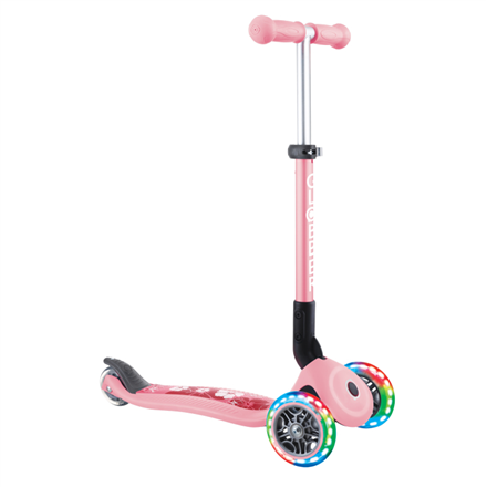 Globber Scooter Junior Foldable Fantasy Lights | 433-210 | Pastel Pink