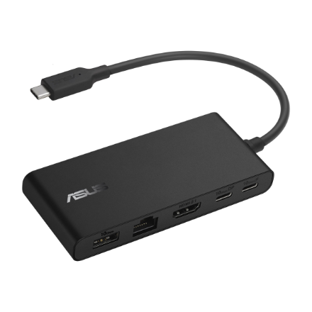 Asus Dual 4K USB-C Dock DC201 | Ethernet LAN (RJ-45) ports 1 | USB 3.0 (3.1 Gen 1) Type-C ports quan