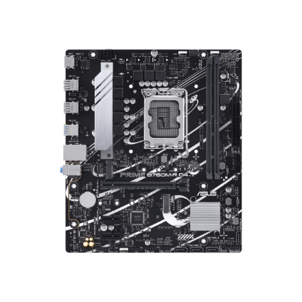 Asus PRIME B760M-R D4 | Processor family Intel | Processor socket LGA1700 | Number of SATA connector