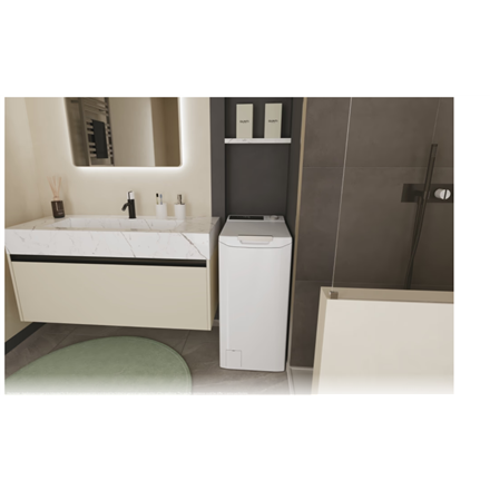 Candy Washing Machine | TCA264TM5-S | Energy efficiency class A | Top loading | Washing capacity 6 k