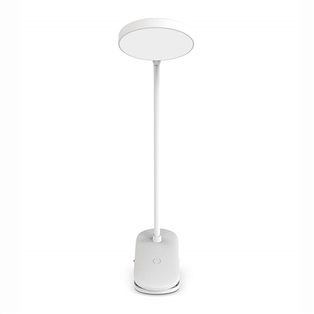 ColorWay LED Table Lamp Flexible and Clip 2 with Built-in Battery | CW-DL10FCB-W
