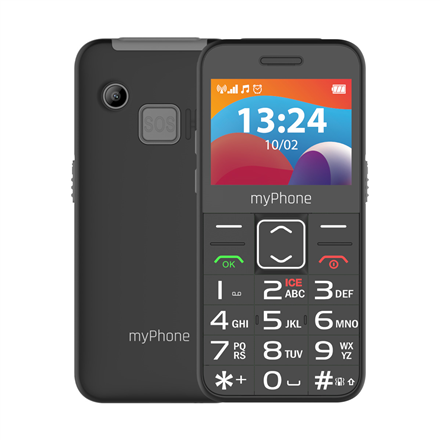 myPhone HALO | 3 LTE | Black | 2.4 " | IPS | 48 MB | 128 MB | Dual SIM | Nano SIM | 3G | Bluetooth |