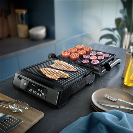 Philips | Contact Grill | HD6307/70 7000 series | Table | 2200 W | Black