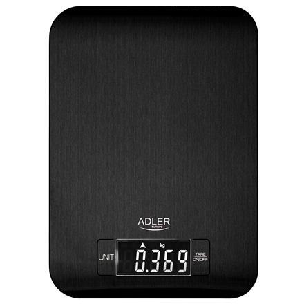 Adler Kitchen Scale | AD 3183b | Graduation 1 g | Black