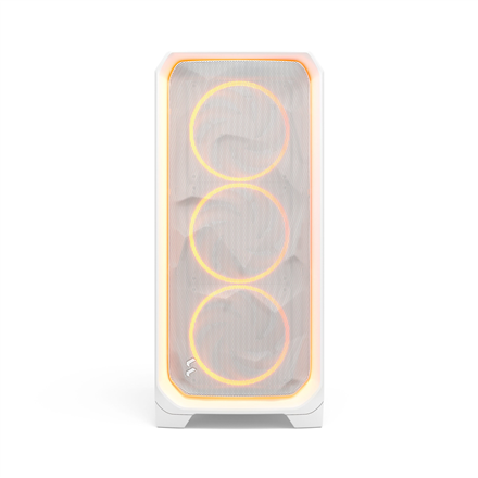 Fractal Design Meshify 3 | Ambience Pro RGB White TG Clear Tint | ATX | Power supply included No