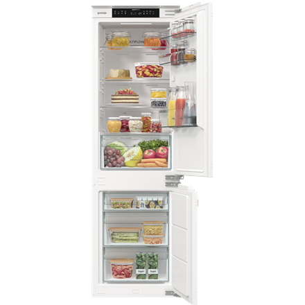 Gorenje Refrigerator | NRKI517E42 | Energy efficiency class E | Built-in | Combi | Height 177.2 cm |