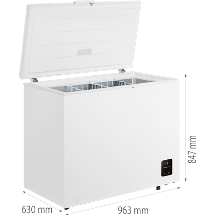 Gorenje Freezer | FH25EAW | Energy efficiency class E | Chest | Free standing | Height 84.7 cm | Tot