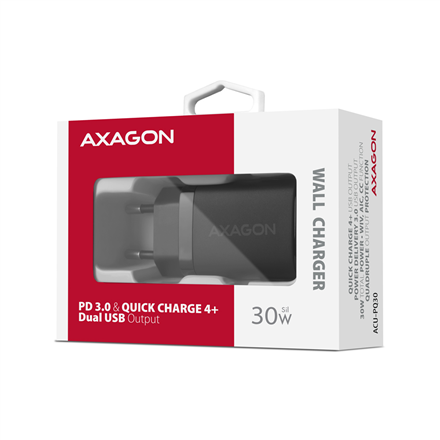 AXAGON Sil wallcharger 2x port (USB-A + USB-C)