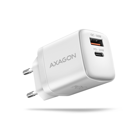 AXAGON Wall Charger 2x port (USB-A+USB-C)