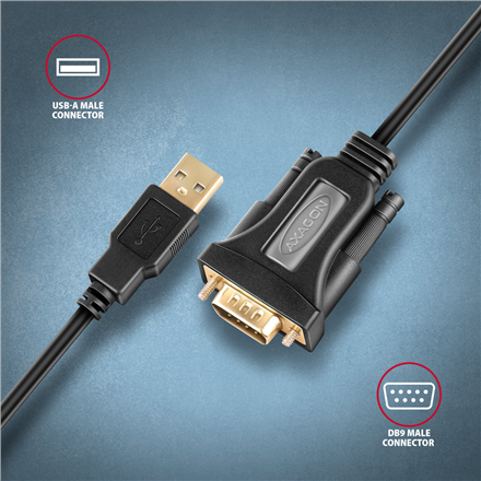 AXAGON USB - Serial Advanced Active Adapter | ADS-1PQN