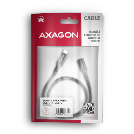 AXAGON Extension USB 20Gbps Cable | BUCM32-CF15AB | USB Type-C to USB Type-C