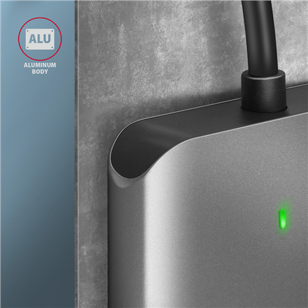 AXAGON Aluminum high-speed USB-A 3.2 Gen 1 memory card reader