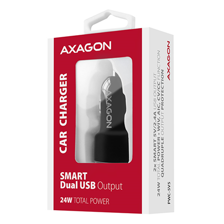 AXAGON Dual car charger