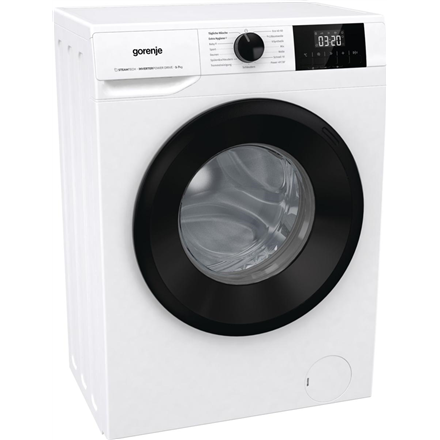 Gorenje Washing machine | W3NGPI72SBS | Energy efficiency class B | Front loading | Washing capacity