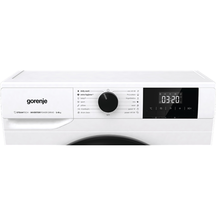 Gorenje Washing Machine | W3NGPI62SBS | Energy efficiency class B | Front loading | Washing capacity