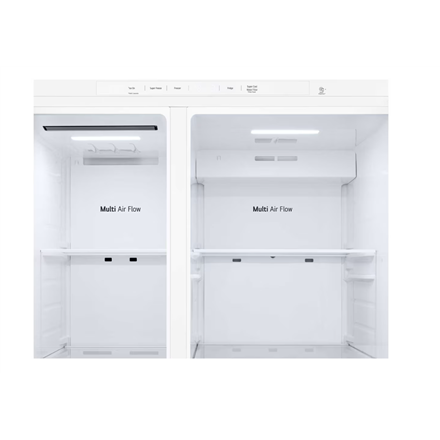 LG Refrigerator | GSLC40SWPE | Energy efficiency class E | Free standing | Side by side | Height 179