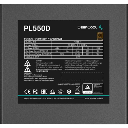 Deepcool PSU | PL550D-FC | 550 W