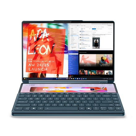 Lenovo Yoga Book 9 14IAH10 | Tidal Teal | 2x14 " | OLED | Touchscreen | 2.8K WQXGA+ | 2880 x 1800 pi