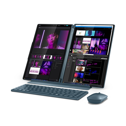 Lenovo Yoga Book 9 14IAH10 | Tidal Teal | 2x14 " | OLED | Touchscreen | 2.8K WQXGA+ | 2880 x 1800 pi