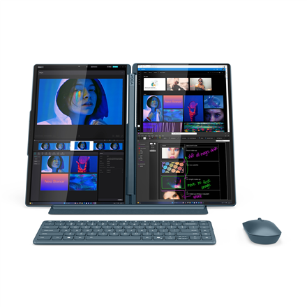 Lenovo Yoga Book 9 14IAH10 | Tidal Teal | 2x14 " | OLED | Touchscreen | 2.8K WQXGA+ | 2880 x 1800 pi