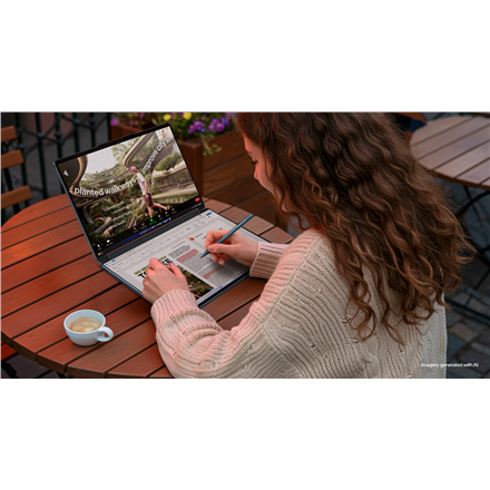 Lenovo Yoga Book 9 14IAH10 | Tidal Teal | 2x14 " | OLED | Touchscreen | 2.8K WQXGA+ | 2880 x 1800 pi