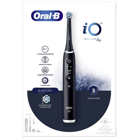 Oral-B Electric Toothbrush | iO6s | Rechargeable | For adults | Number of brush heads included 1 | N