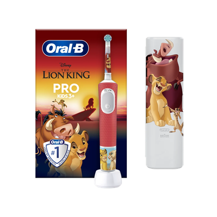 Braun | Electric Toothbrush | Vitality PRO Kids 3+ Lion King | Rechargeable | For children | Number 