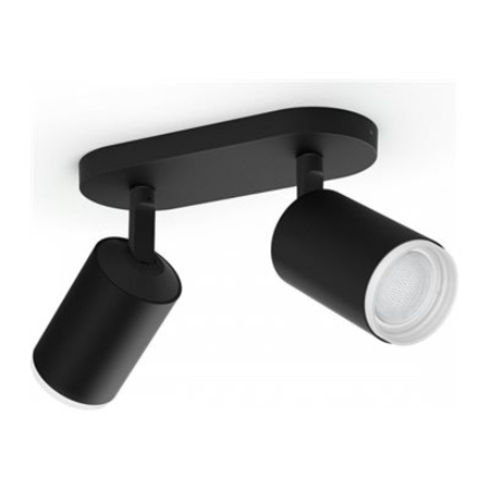 Philips Hue WCA Fugato Spotlight | GU10 | 2x5.7 W | 2000-6500 Hue White Colour Ambiance