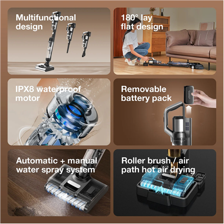 Jimmy | Vacuum cleaner and washer | PW11 | Cordless operating | Washing function | 400 W | 21.6 V | 