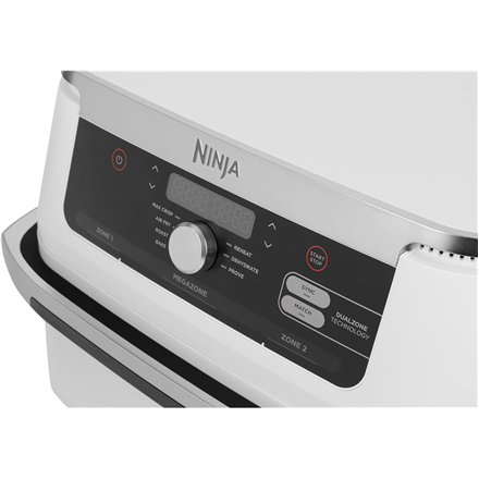NINJA | Dual Air Fryer | Foodi FlexDrawer AF500EUWH | Capacity 10.4 L | DualZone | White