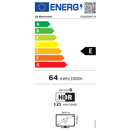 LG 4K QNED TV | 55QNED80T3A | 55 | Smart TV | WebOS24 | UHD